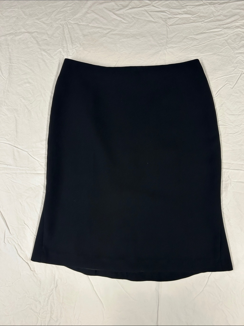 Talbots Black A-Line Midi Skirt Lined Office Career Sz 6